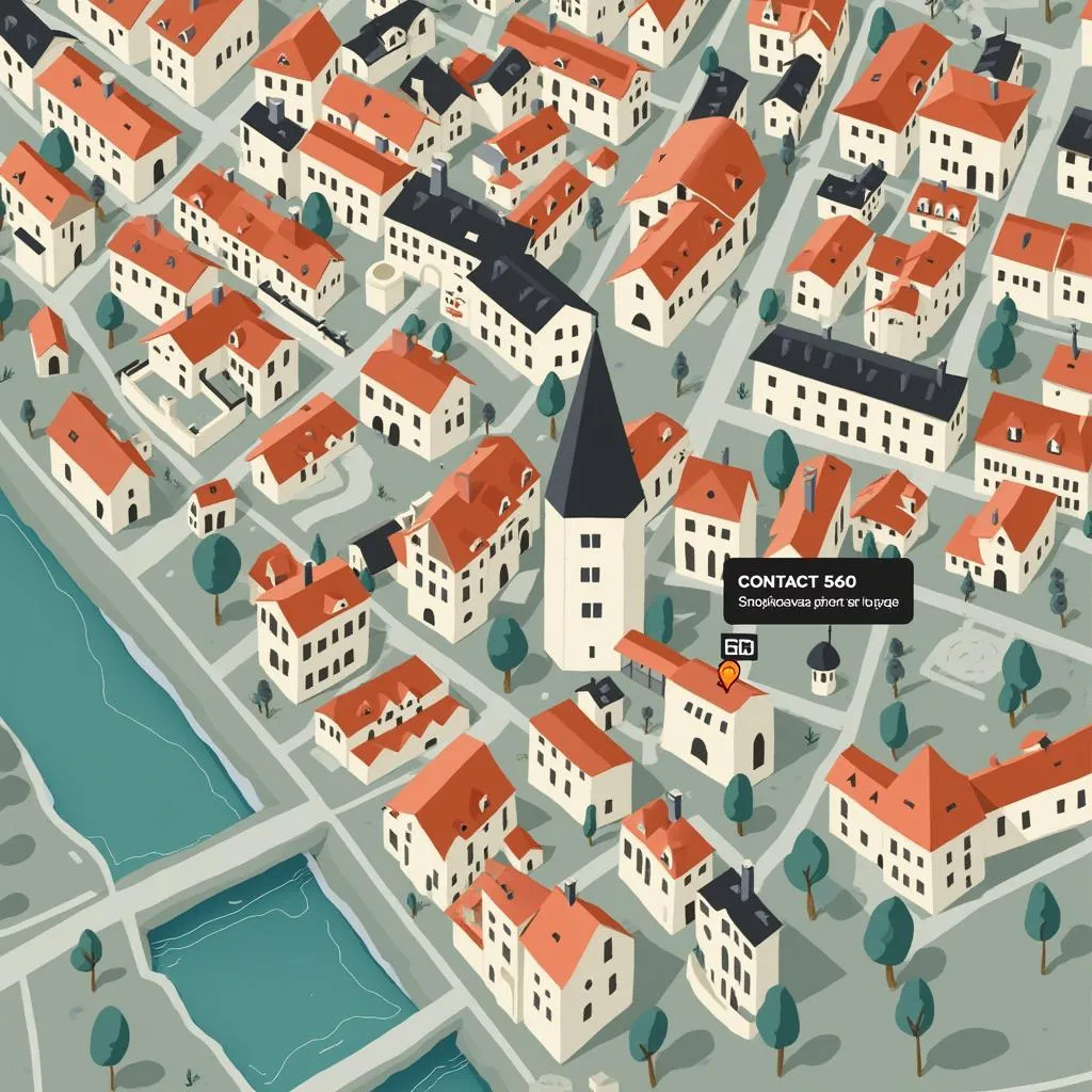 Mapa sídla v Praze